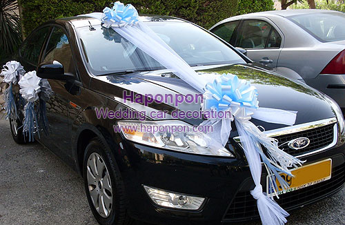 קישוט רכב לחתונה