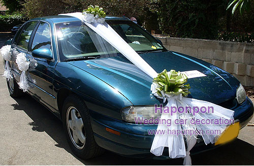 קישוט רכב לחתונה