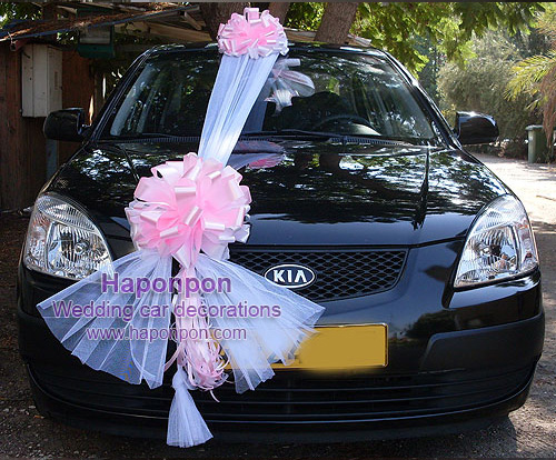 קישוט רכב לחתונה
